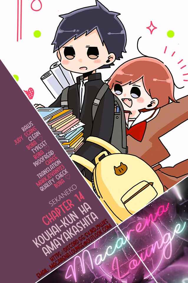 Page 1 Chapter 14 Kouhai-kun wa Amayakashitai