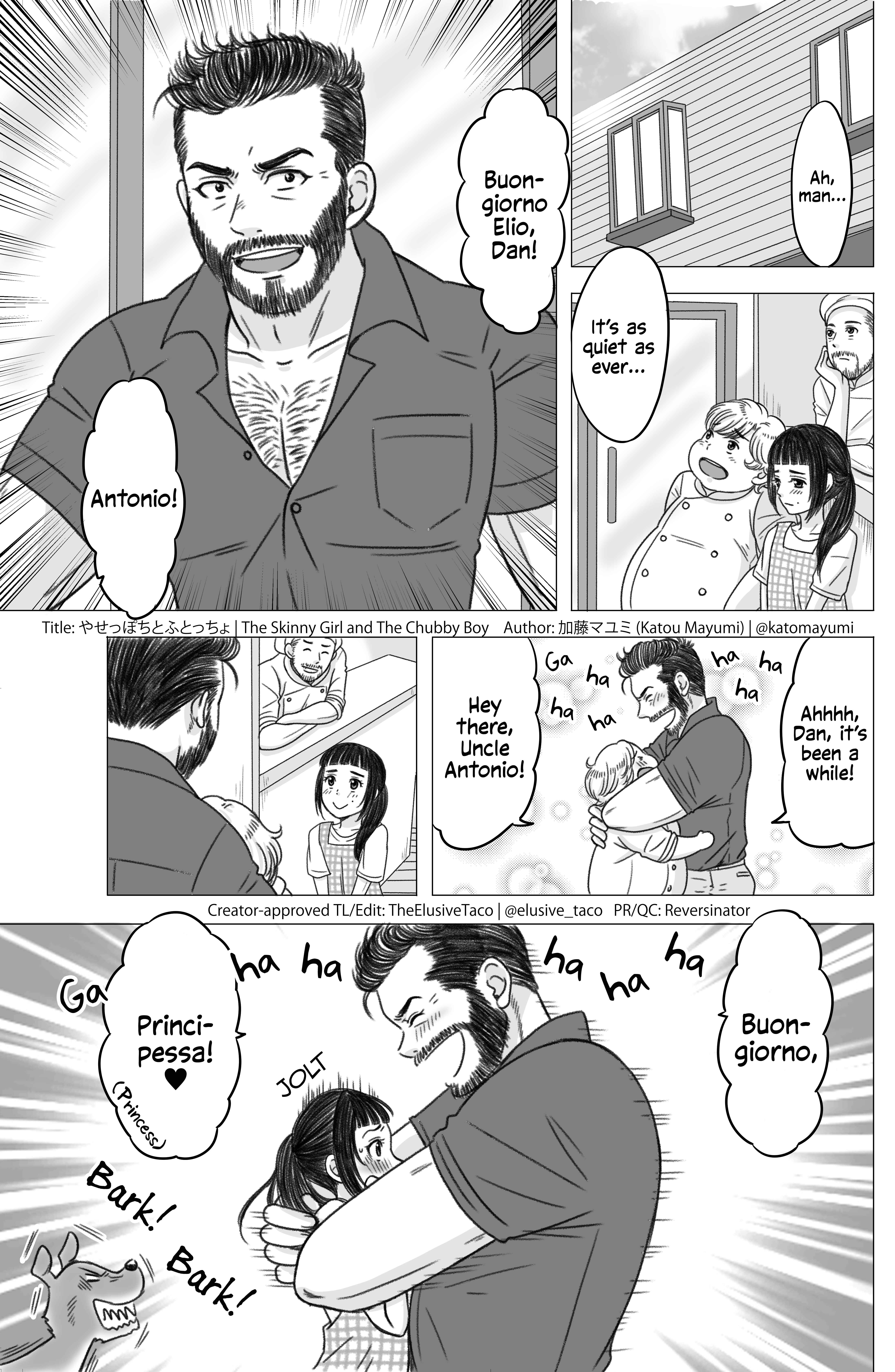 Page 1 Chapter 13 Yaseppochi to Futoccyo (Pre-Serialization)