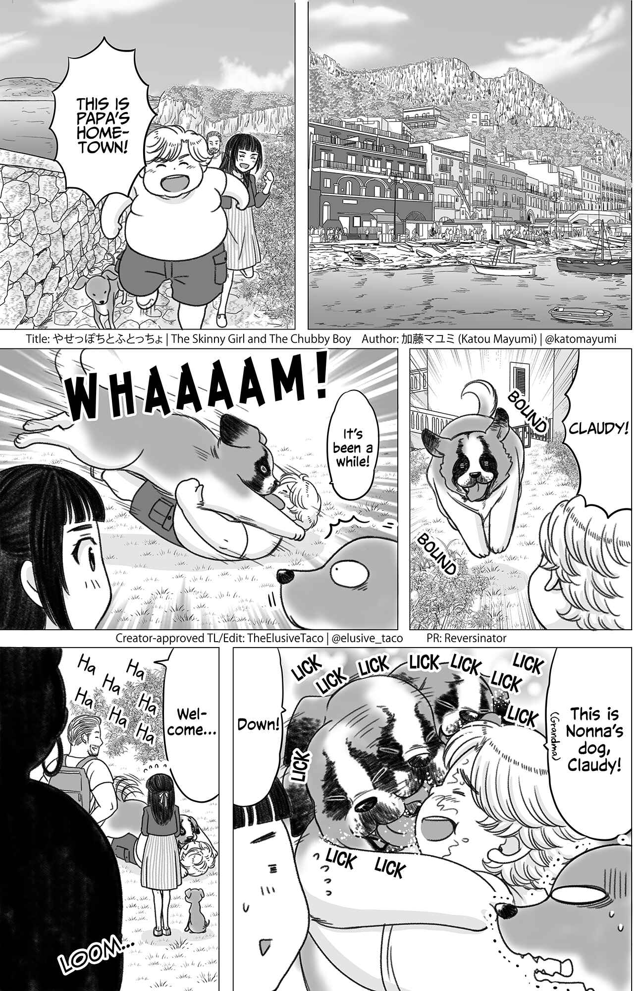 Page 1 Chapter 18 Yaseppochi to Futoccyo (Pre-Serialization)