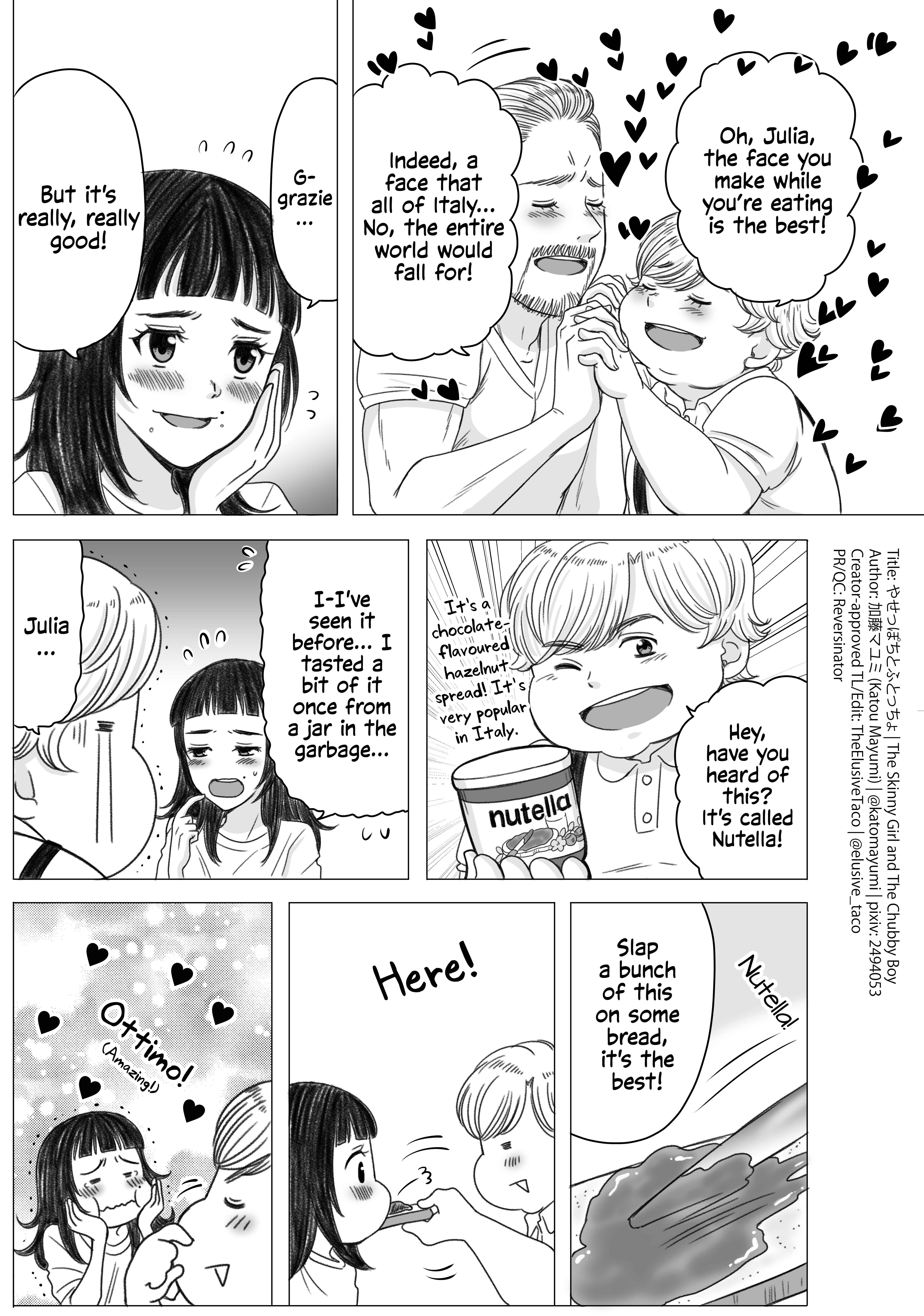 Page 2 Chapter 7 Yaseppochi to Futoccyo (Pre-Serialization)