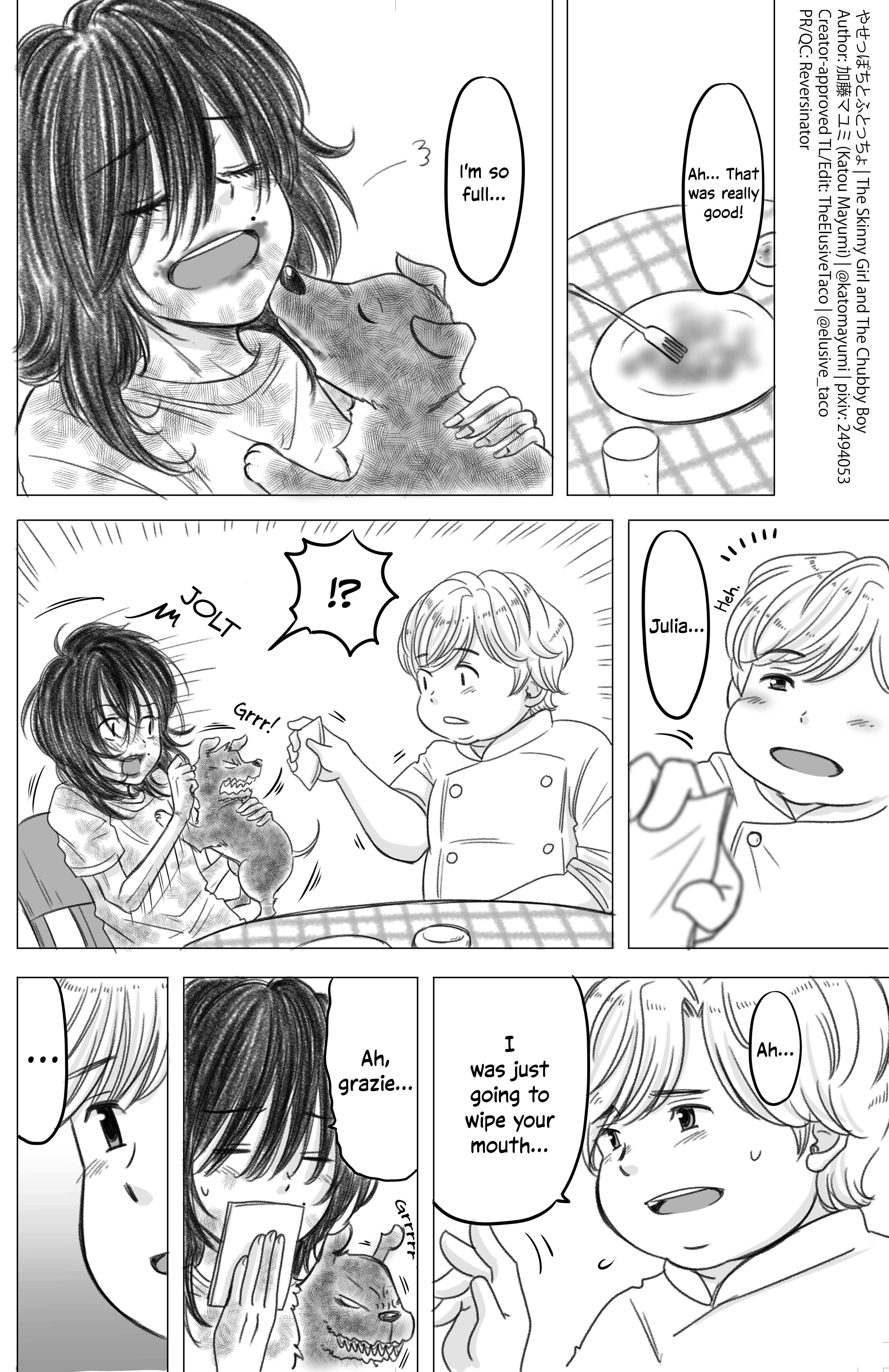 Page 1 Chapter 2 Yaseppochi to Futoccyo (Pre-Serialization)