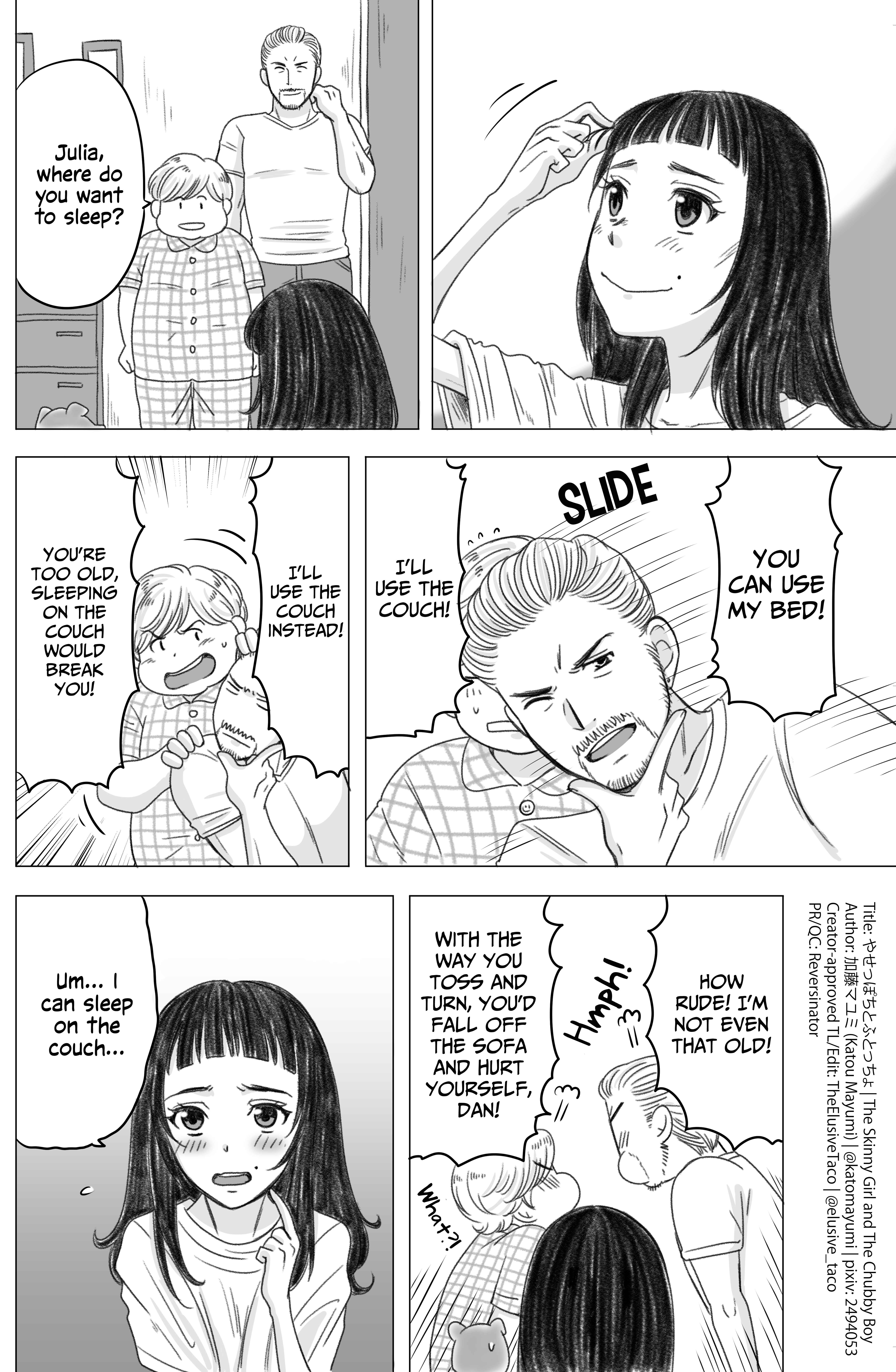 Page 1 Chapter 4 Yaseppochi to Futoccyo (Pre-Serialization)