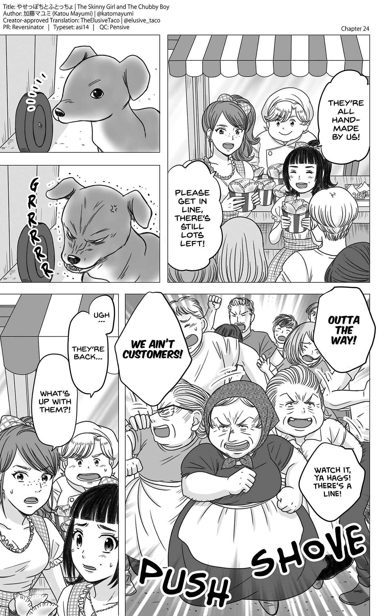 Page 1 Chapter 24 Yaseppochi to Futoccyo (Pre-Serialization)