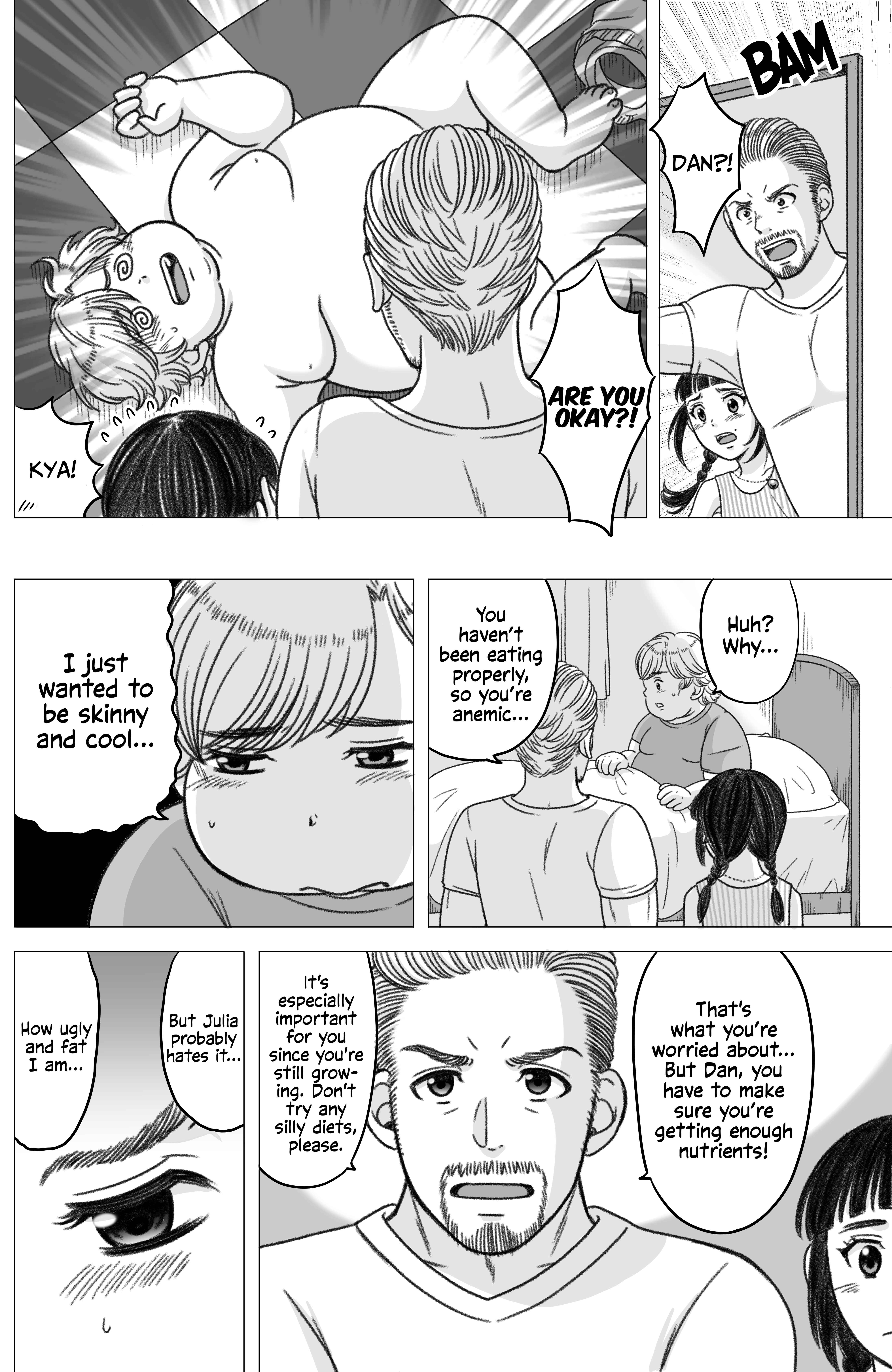Page 4 Chapter 17 Yaseppochi to Futoccyo (Pre-Serialization)
