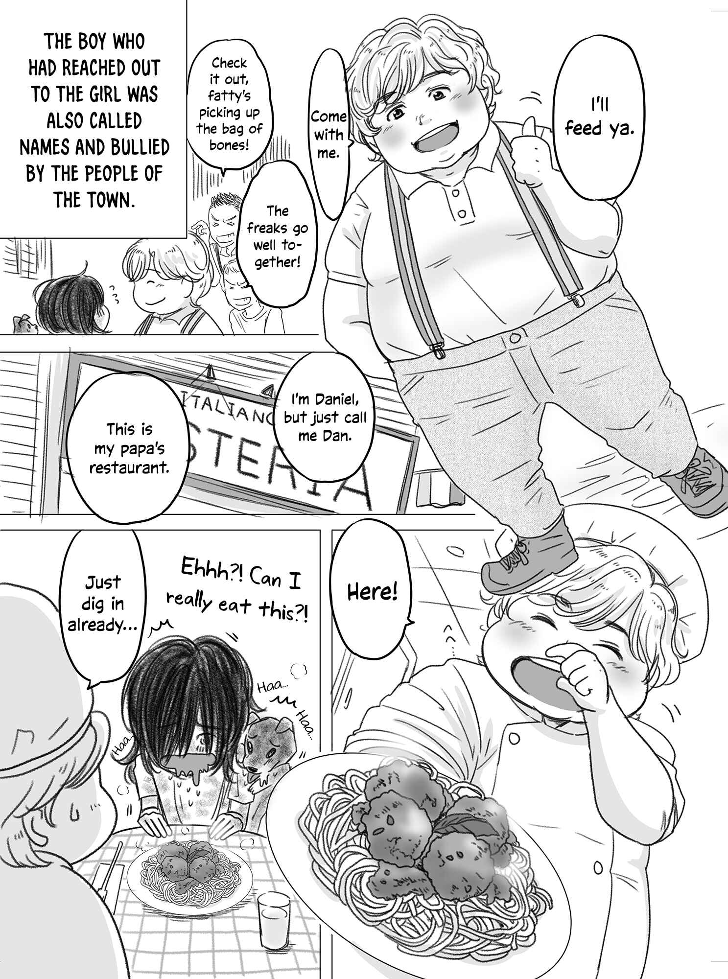 Page 3 Chapter 1 Yaseppochi to Futoccyo (Pre-Serialization)