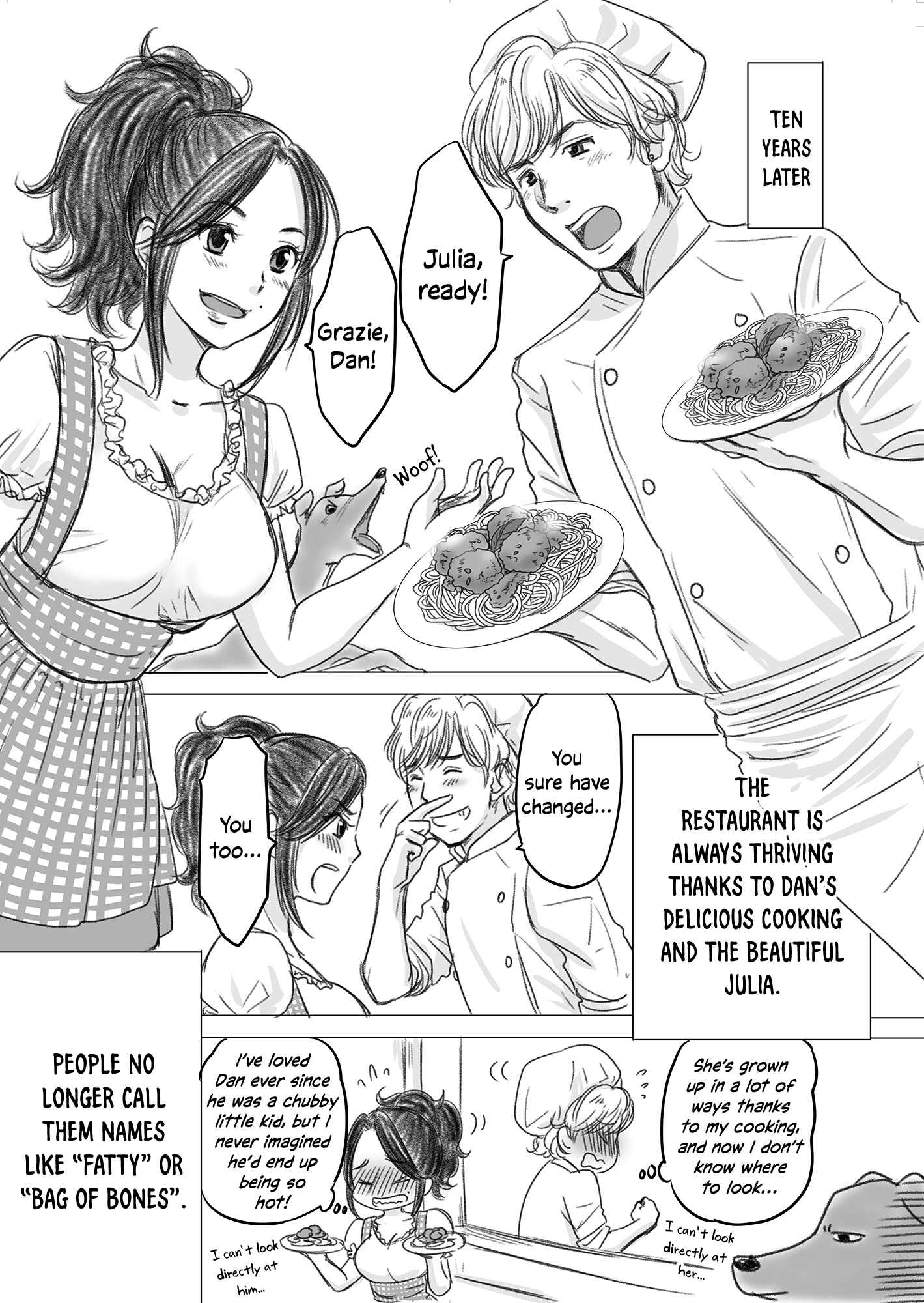 Page 5 Chapter 1 Yaseppochi to Futoccyo (Pre-Serialization)
