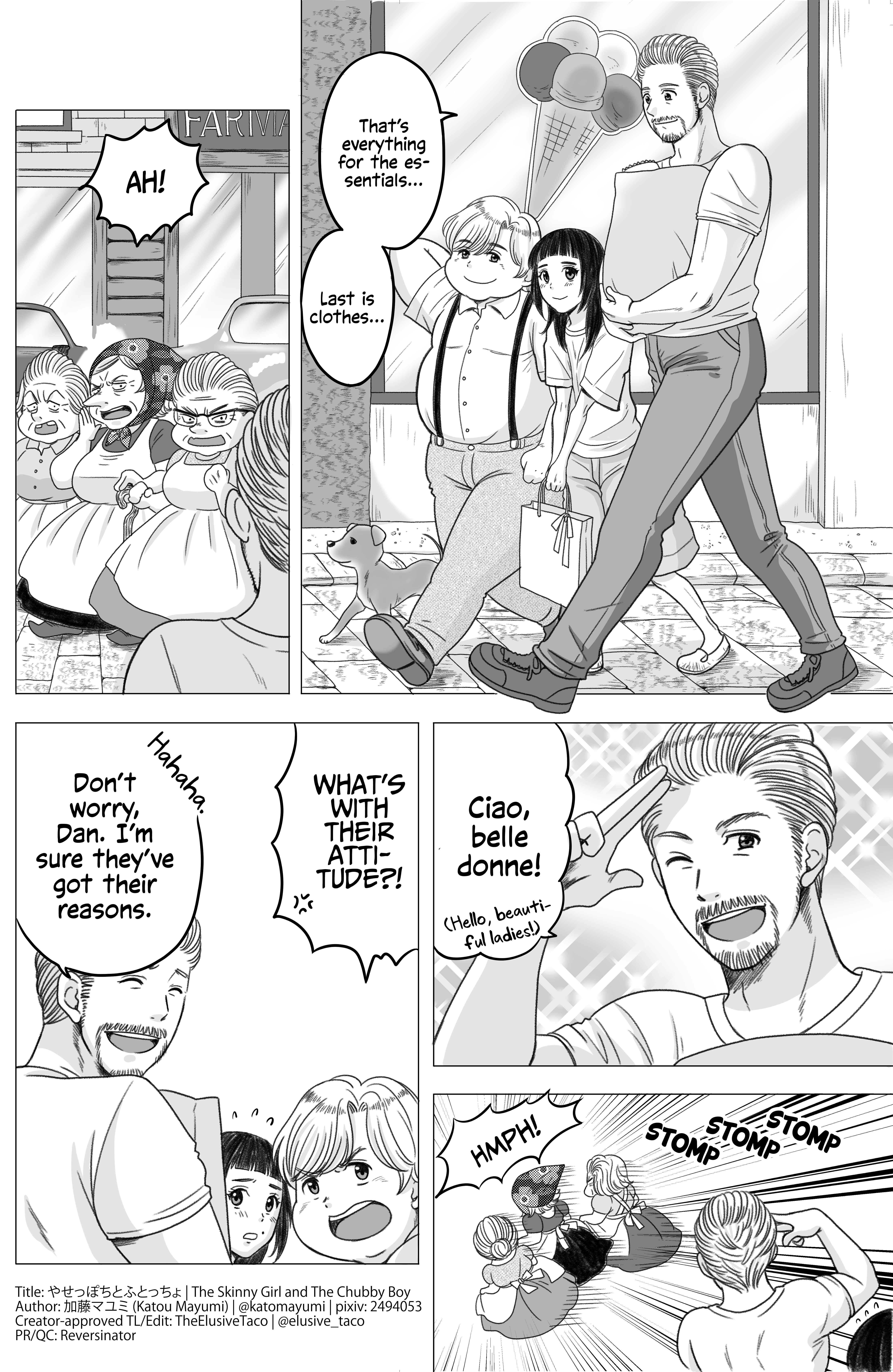 Page 3 Chapter 9 Yaseppochi to Futoccyo (Pre-Serialization)