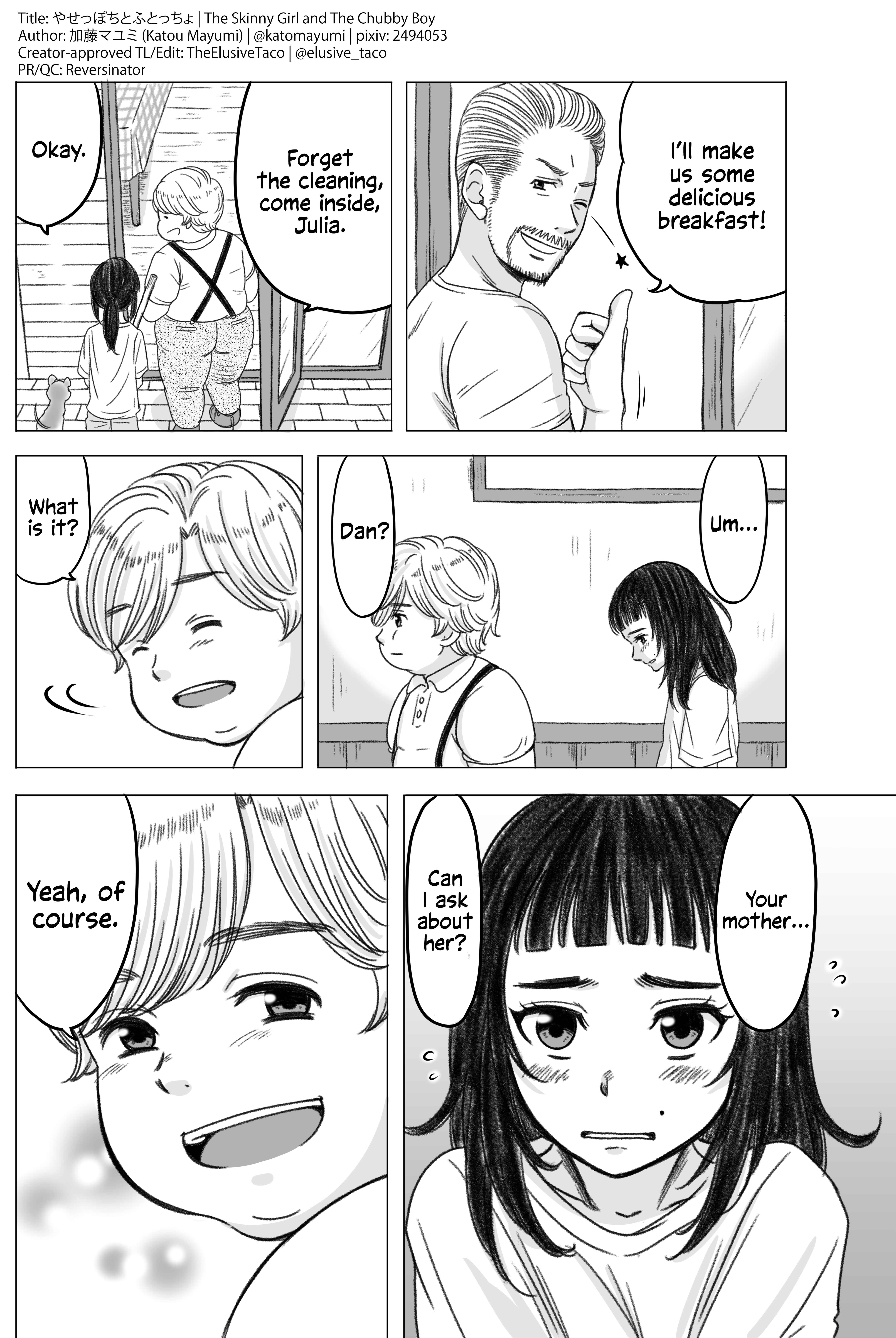 Page 1 Chapter 6 Yaseppochi to Futoccyo (Pre-Serialization)