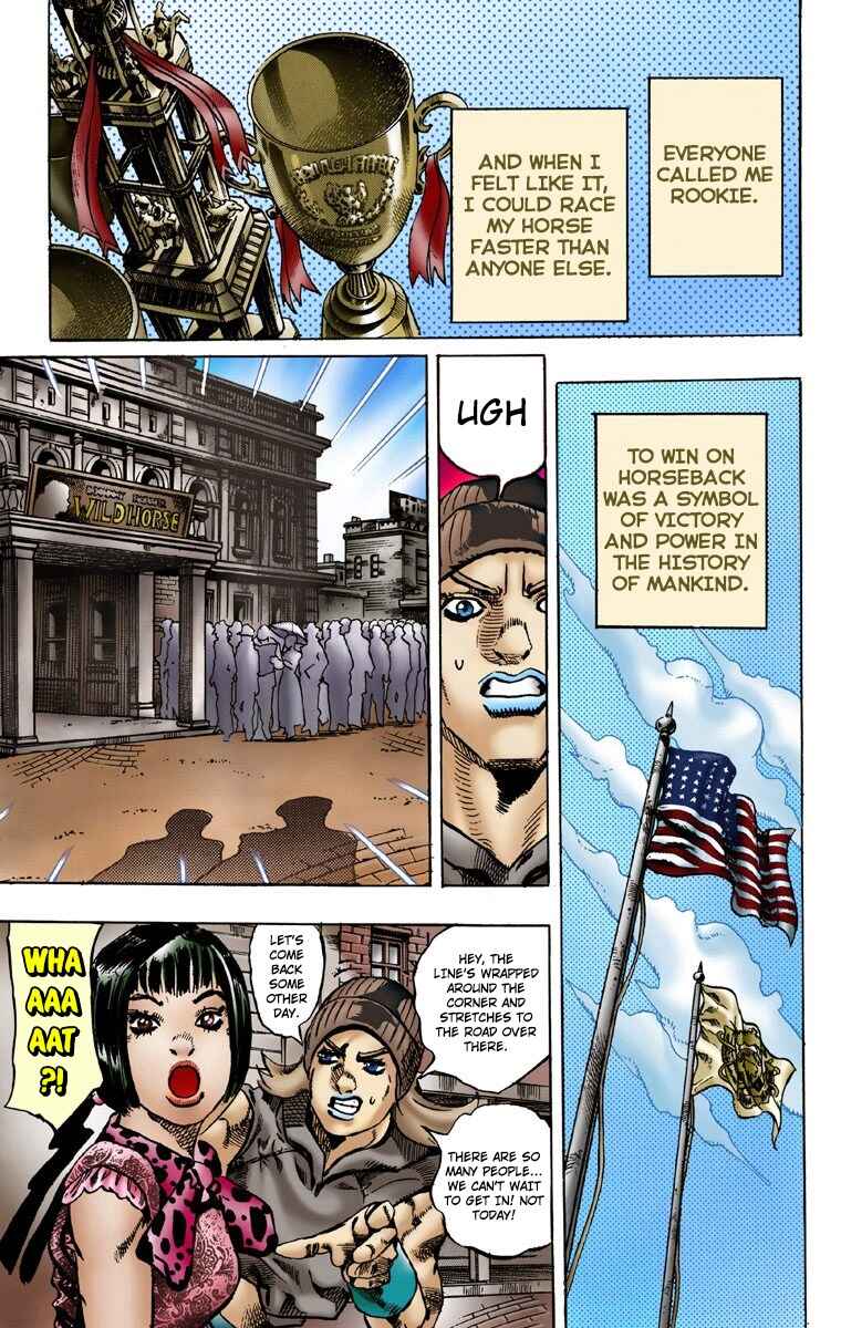 Page 6 Chapter 3 JoJos Bizarre Adventure, Part 7: Steel Ball Run (Official Colored)