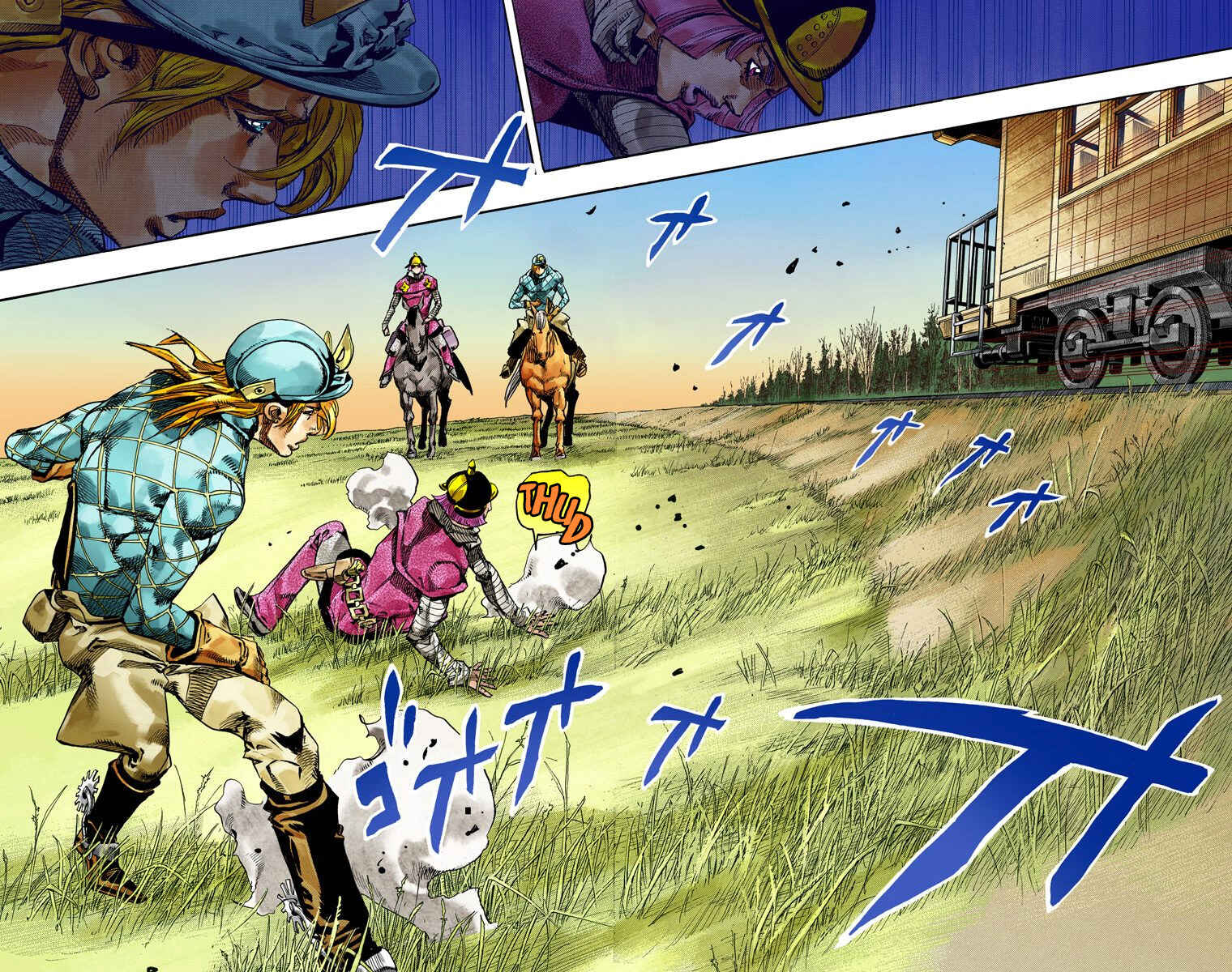 Page 24 Chapter 74 JoJos Bizarre Adventure, Part 7: Steel Ball Run (Official Colored)