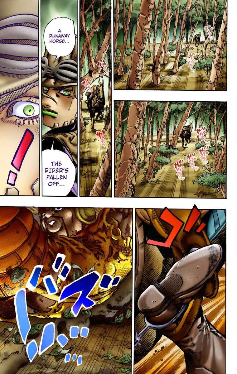 Page 15 Chapter 8 JoJos Bizarre Adventure, Part 7: Steel Ball Run (Official Colored)