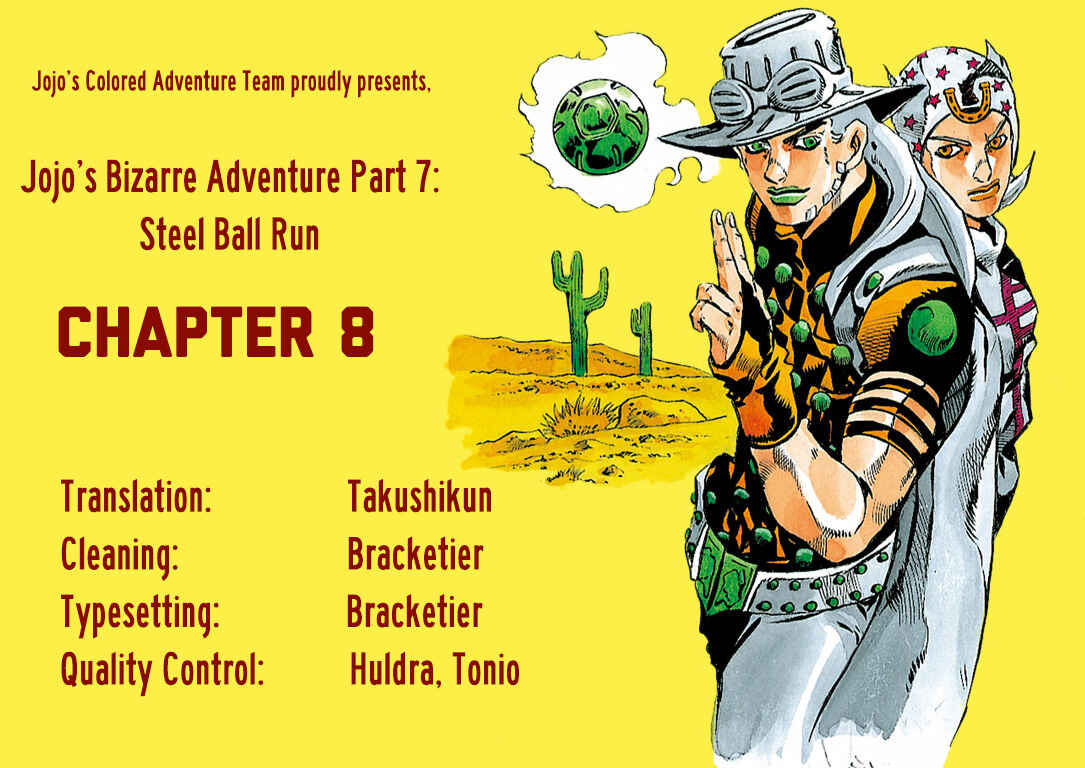 Page 28 Chapter 8 JoJos Bizarre Adventure, Part 7: Steel Ball Run (Official Colored)