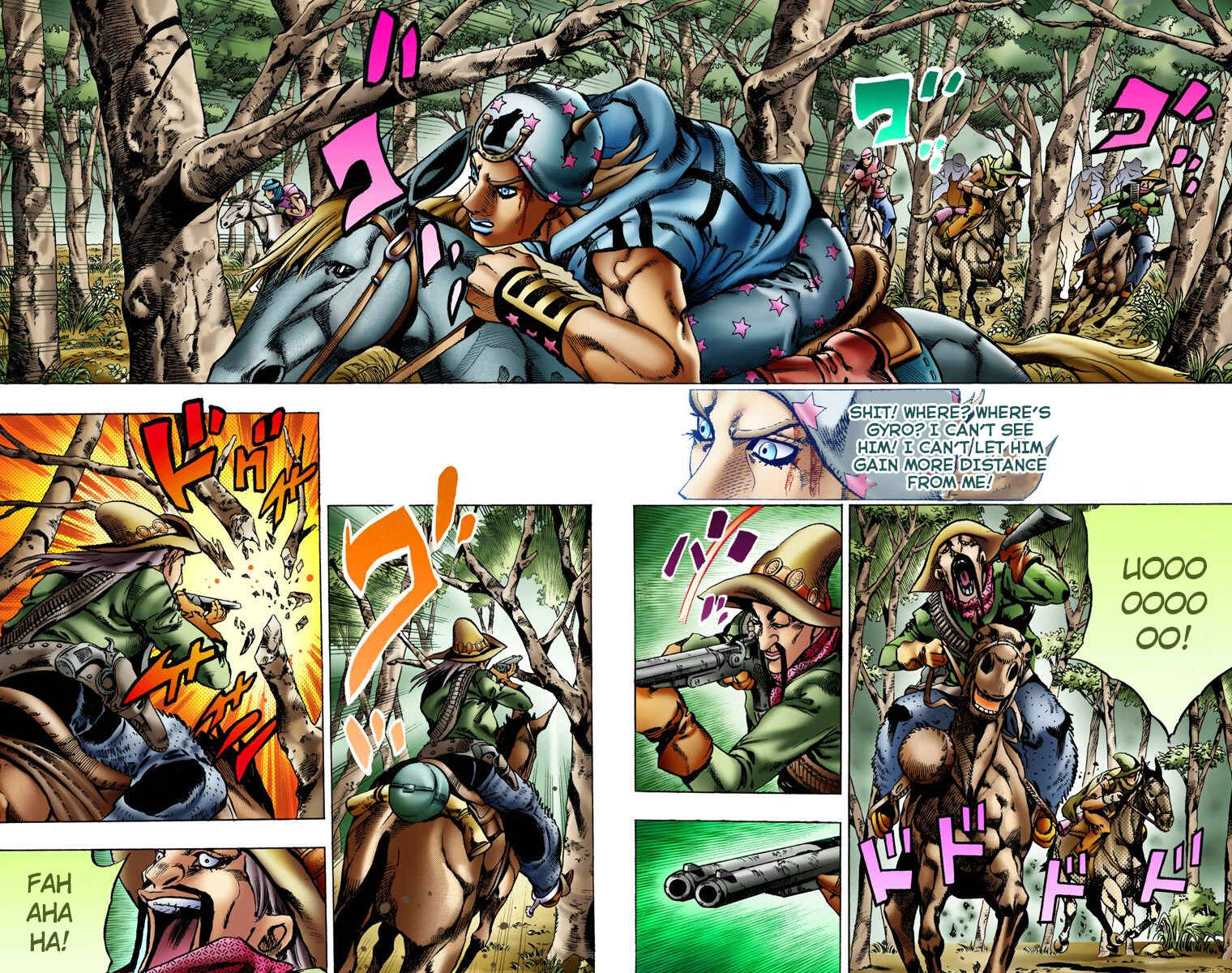 Page 4 Chapter 8 JoJos Bizarre Adventure, Part 7: Steel Ball Run (Official Colored)