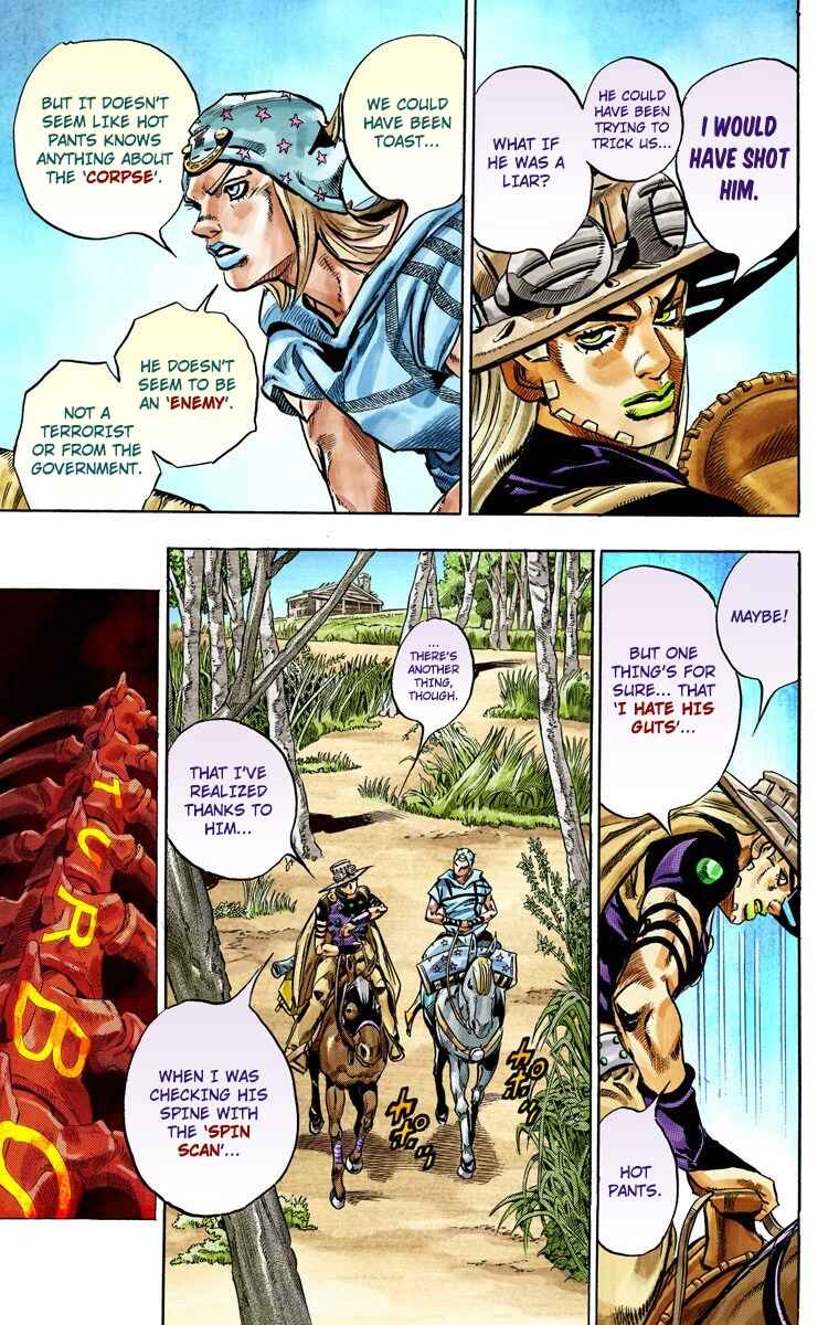 Page 22 Chapter 33 JoJos Bizarre Adventure, Part 7: Steel Ball Run (Official Colored)