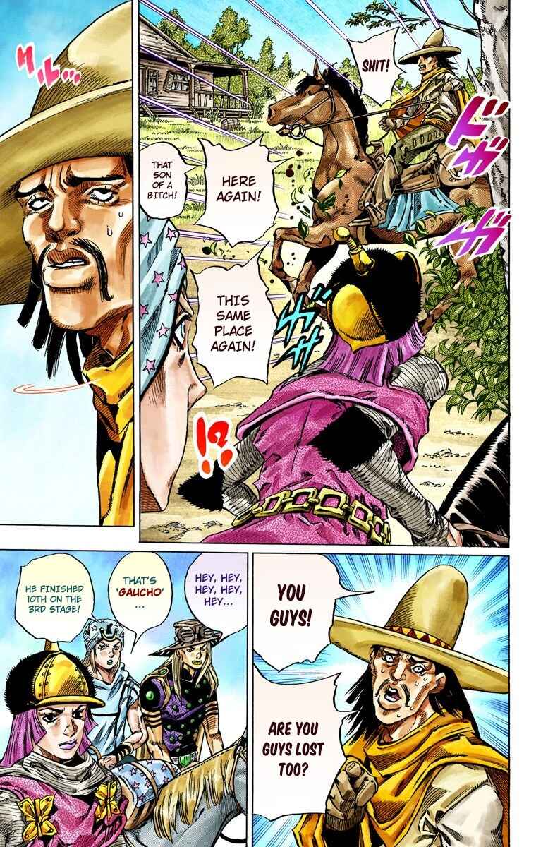 Page 38 Chapter 33 JoJos Bizarre Adventure, Part 7: Steel Ball Run (Official Colored)