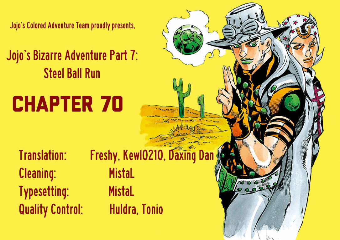 Page 40 Chapter 70 JoJos Bizarre Adventure, Part 7: Steel Ball Run (Official Colored)