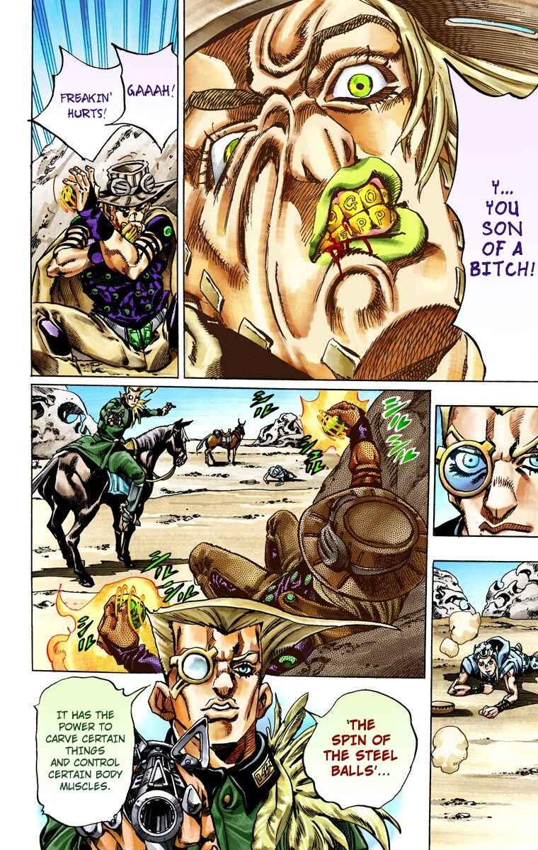 Page 12 Chapter 25 JoJos Bizarre Adventure, Part 7: Steel Ball Run (Official Colored)