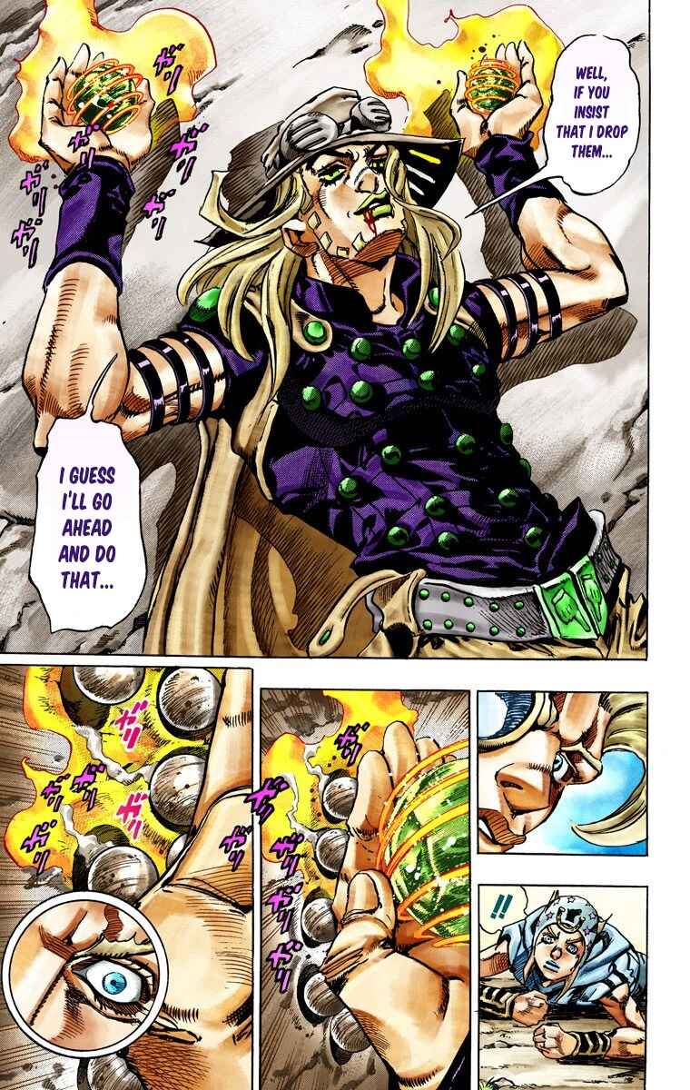 Page 15 Chapter 25 JoJos Bizarre Adventure, Part 7: Steel Ball Run (Official Colored)