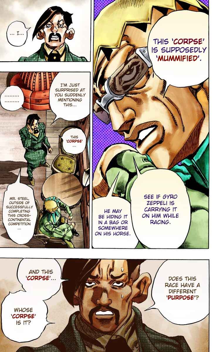 Page 29 Chapter 25 JoJos Bizarre Adventure, Part 7: Steel Ball Run (Official Colored)