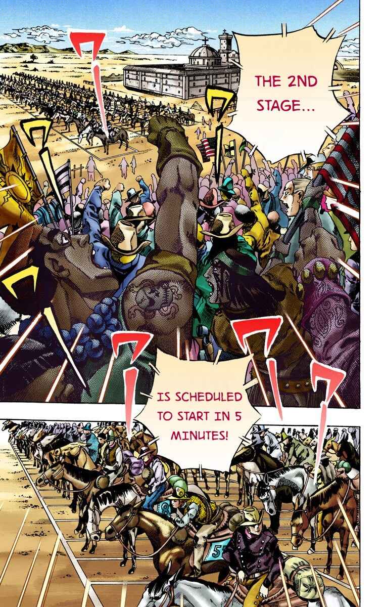 Page 15 Chapter 13 JoJos Bizarre Adventure, Part 7: Steel Ball Run (Official Colored)