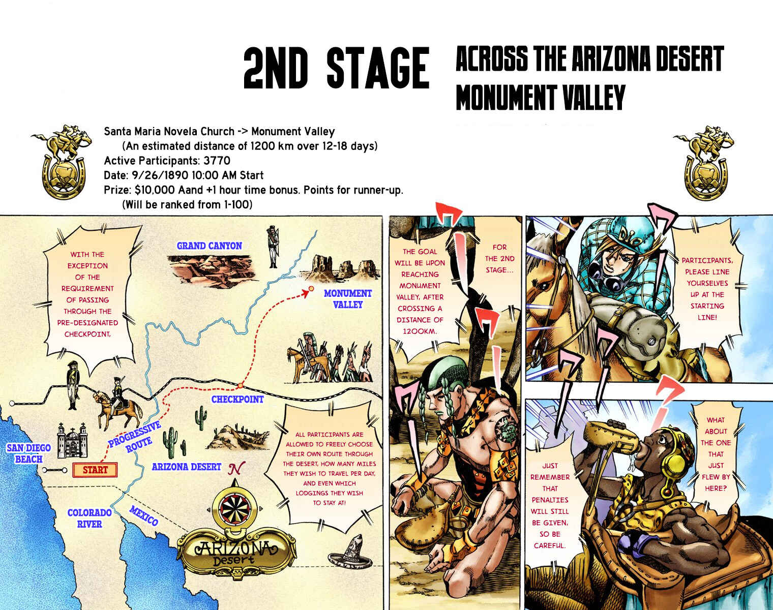 Page 16 Chapter 13 JoJos Bizarre Adventure, Part 7: Steel Ball Run (Official Colored)