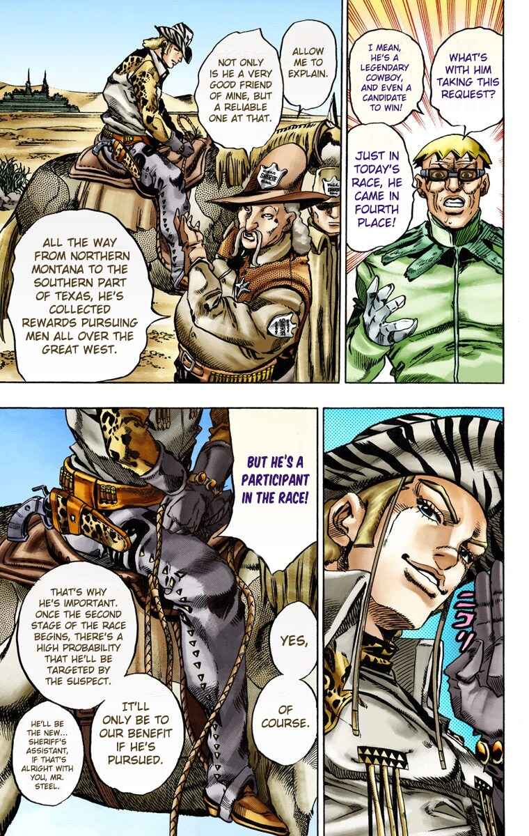 Page 7 Chapter 13 JoJos Bizarre Adventure, Part 7: Steel Ball Run (Official Colored)