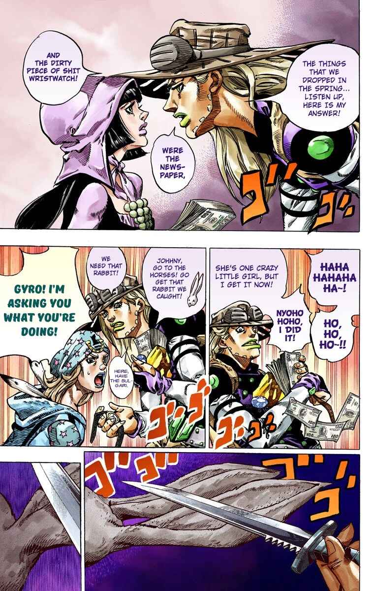 Page 46 Chapter 45 JoJos Bizarre Adventure, Part 7: Steel Ball Run (Official Colored)