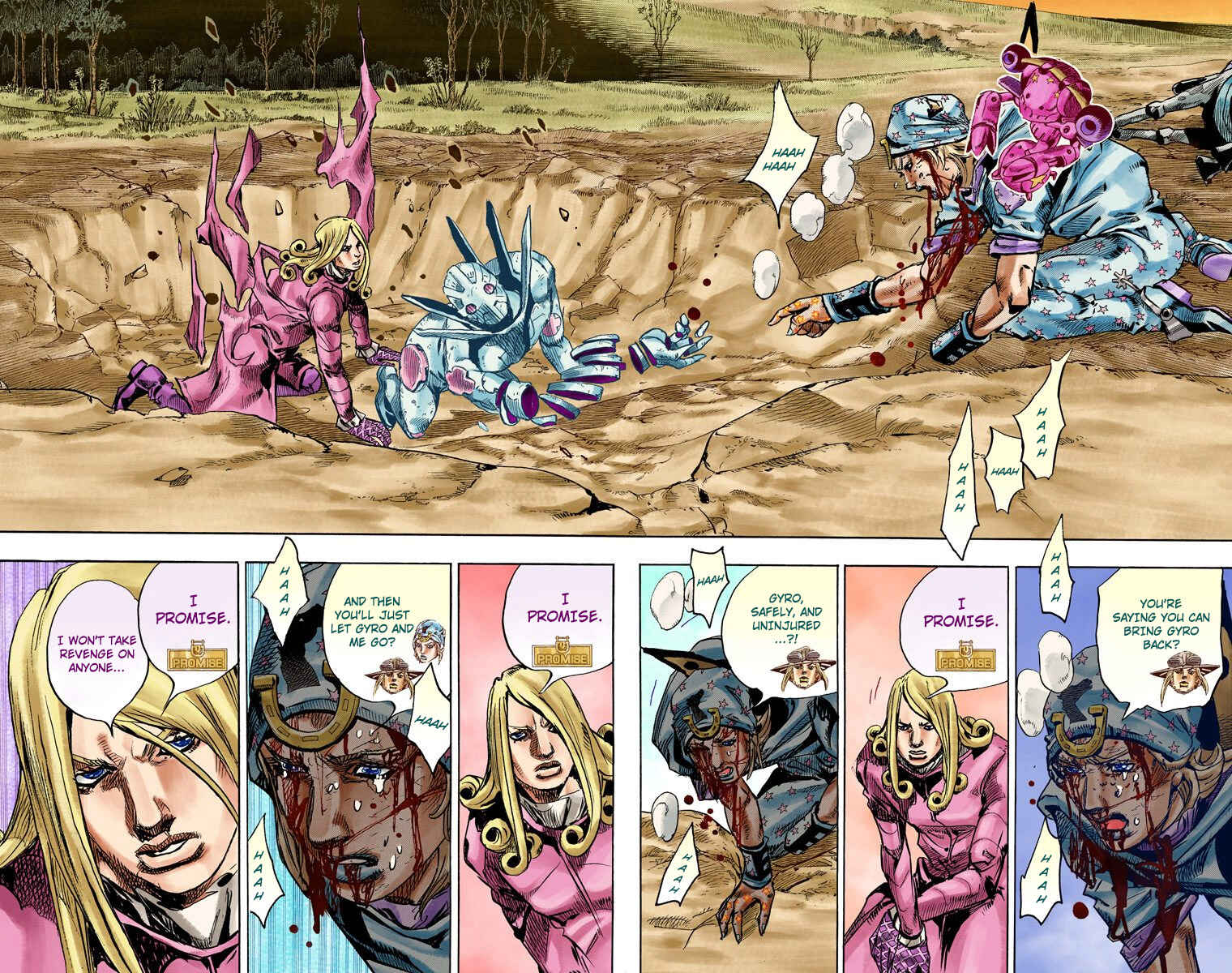 Page 10 Chapter 88 JoJos Bizarre Adventure, Part 7: Steel Ball Run (Official Colored)