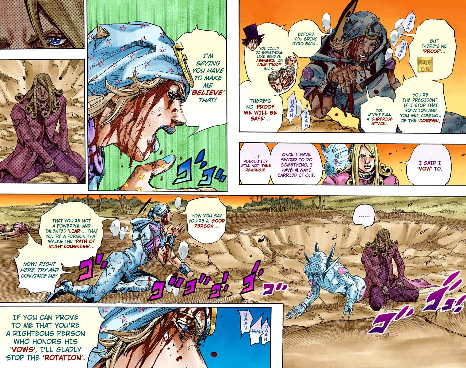 Page 19 Chapter 88 JoJos Bizarre Adventure, Part 7: Steel Ball Run (Official Colored)