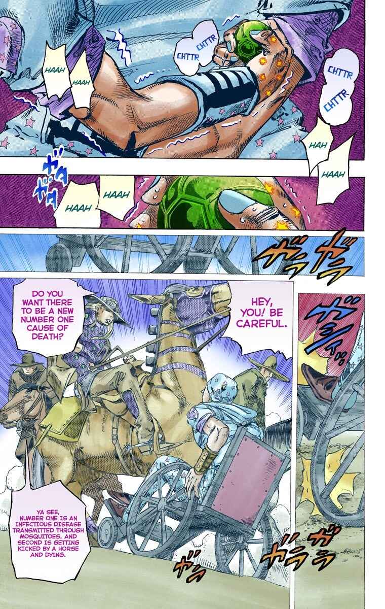Page 25 Chapter 84 JoJos Bizarre Adventure, Part 7: Steel Ball Run (Official Colored)