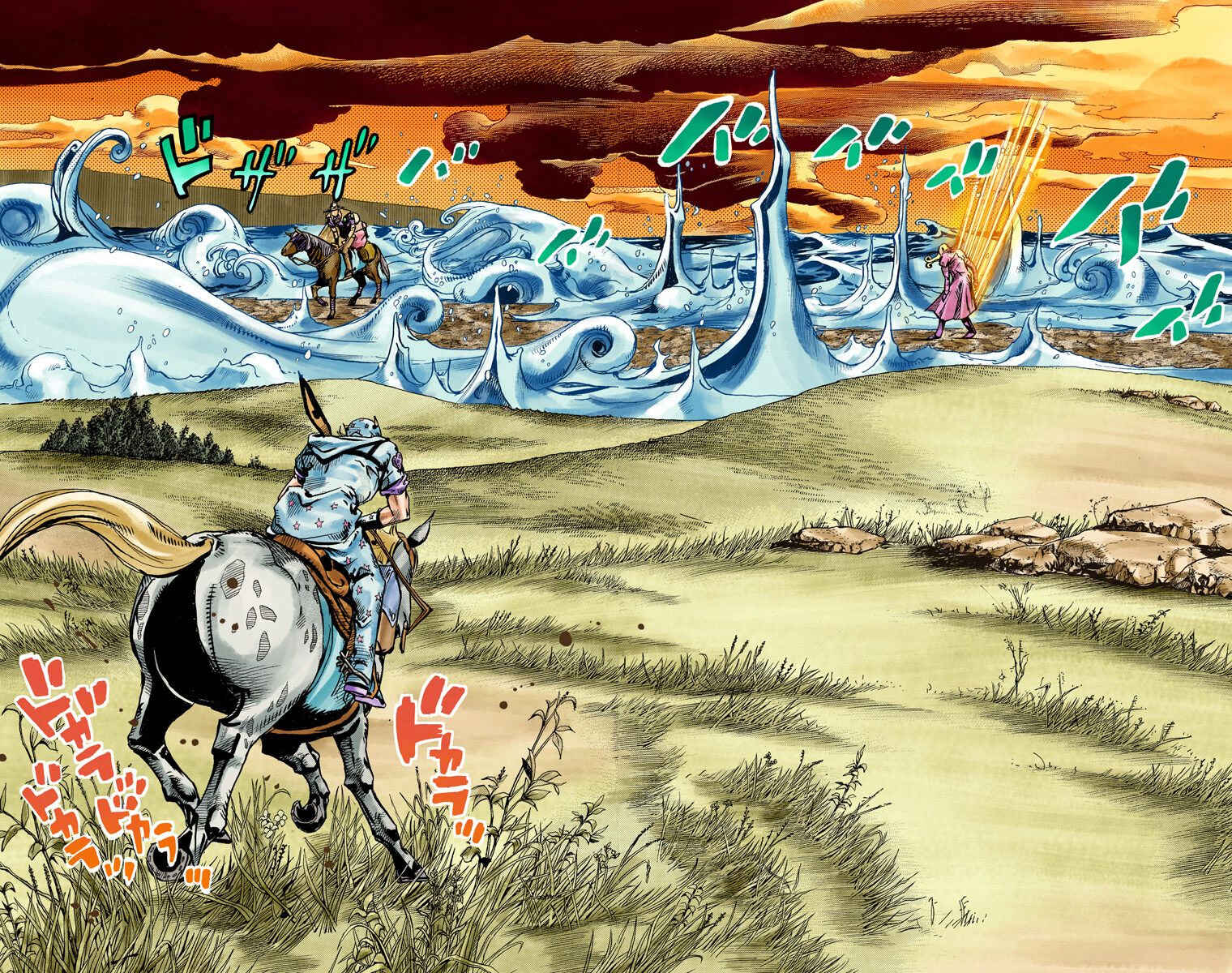 Page 4 Chapter 84 JoJos Bizarre Adventure, Part 7: Steel Ball Run (Official Colored)