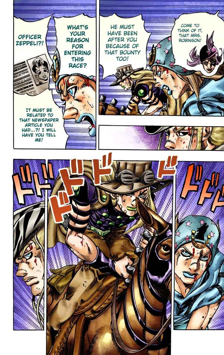 Page 14 Chapter 20 JoJos Bizarre Adventure, Part 7: Steel Ball Run (Official Colored)