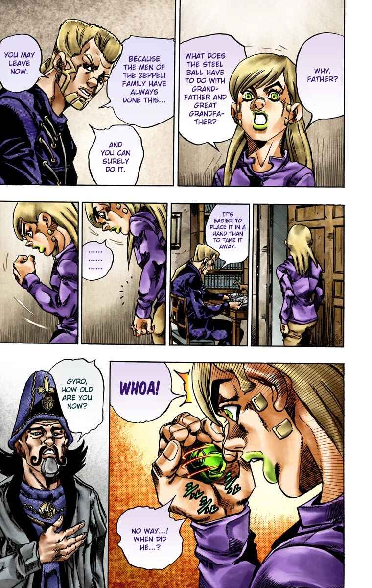 Page 19 Chapter 20 JoJos Bizarre Adventure, Part 7: Steel Ball Run (Official Colored)