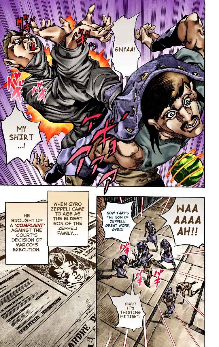 Page 8 Chapter 21 JoJos Bizarre Adventure, Part 7: Steel Ball Run (Official Colored)