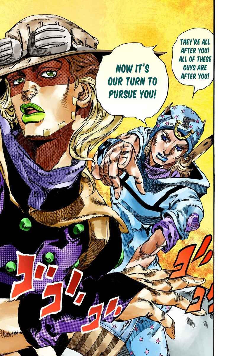 Page 37 Chapter 73 JoJos Bizarre Adventure, Part 7: Steel Ball Run (Official Colored)
