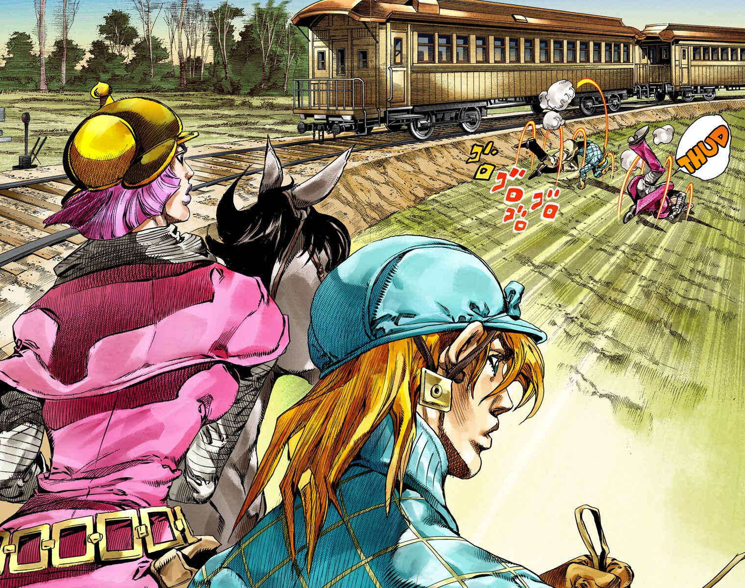 Page 43 Chapter 73 JoJos Bizarre Adventure, Part 7: Steel Ball Run (Official Colored)