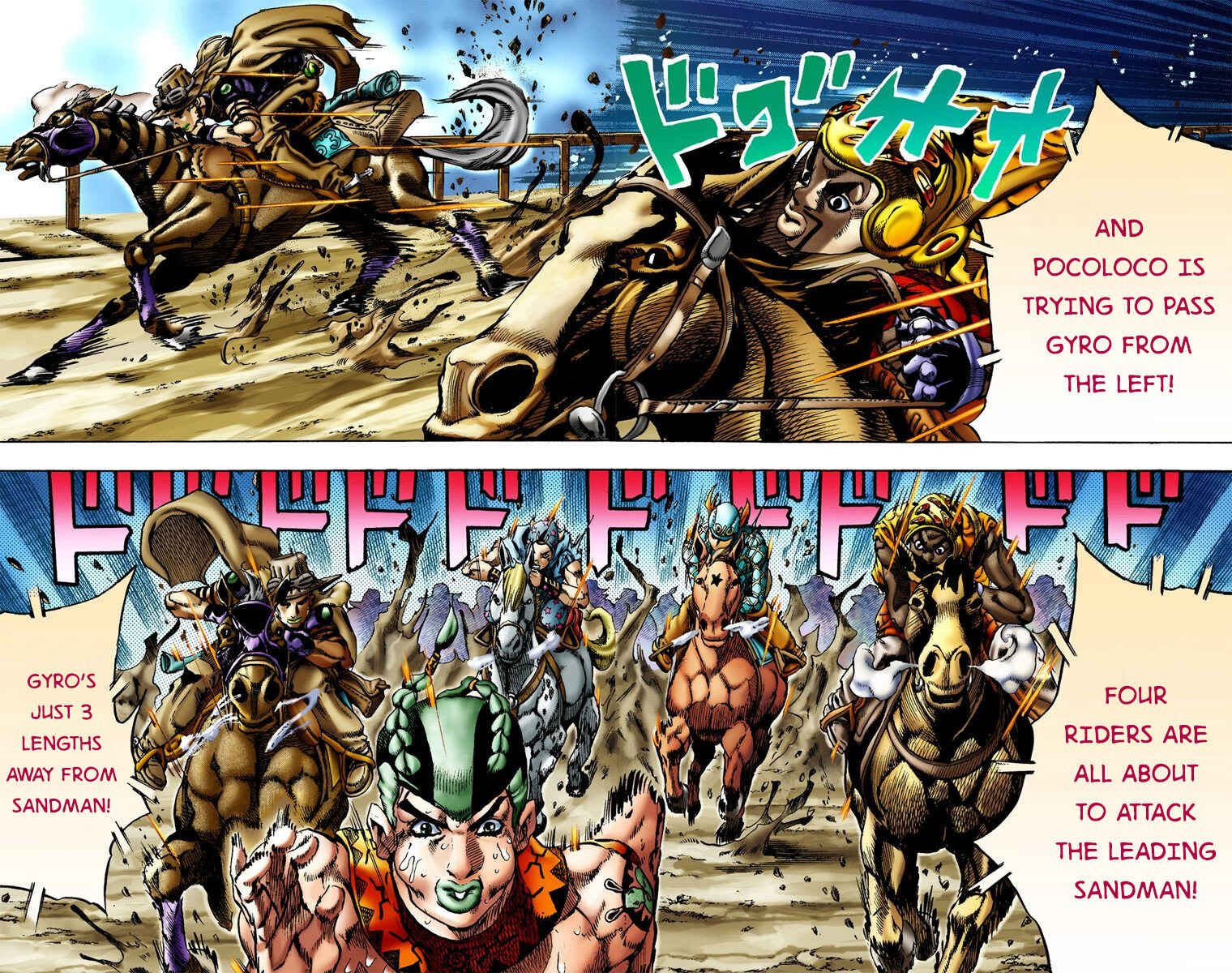 Page 13 Chapter 11 JoJos Bizarre Adventure, Part 7: Steel Ball Run (Official Colored)