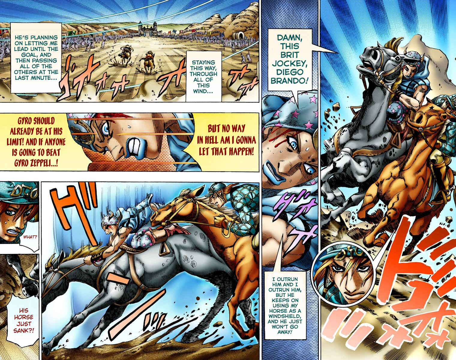 Page 4 Chapter 11 JoJos Bizarre Adventure, Part 7: Steel Ball Run (Official Colored)