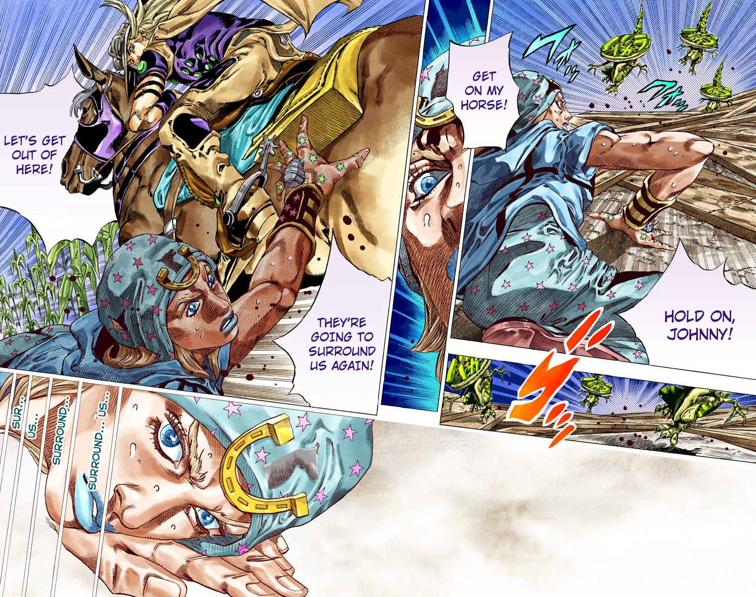 Page 3 Chapter 42 JoJos Bizarre Adventure, Part 7: Steel Ball Run (Official Colored)