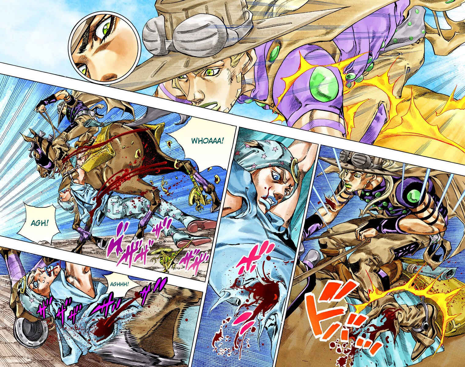 Page 32 Chapter 42 JoJos Bizarre Adventure, Part 7: Steel Ball Run (Official Colored)
