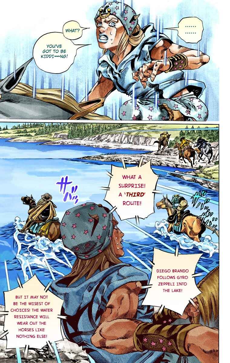 Page 10 Chapter 32 JoJos Bizarre Adventure, Part 7: Steel Ball Run (Official Colored)