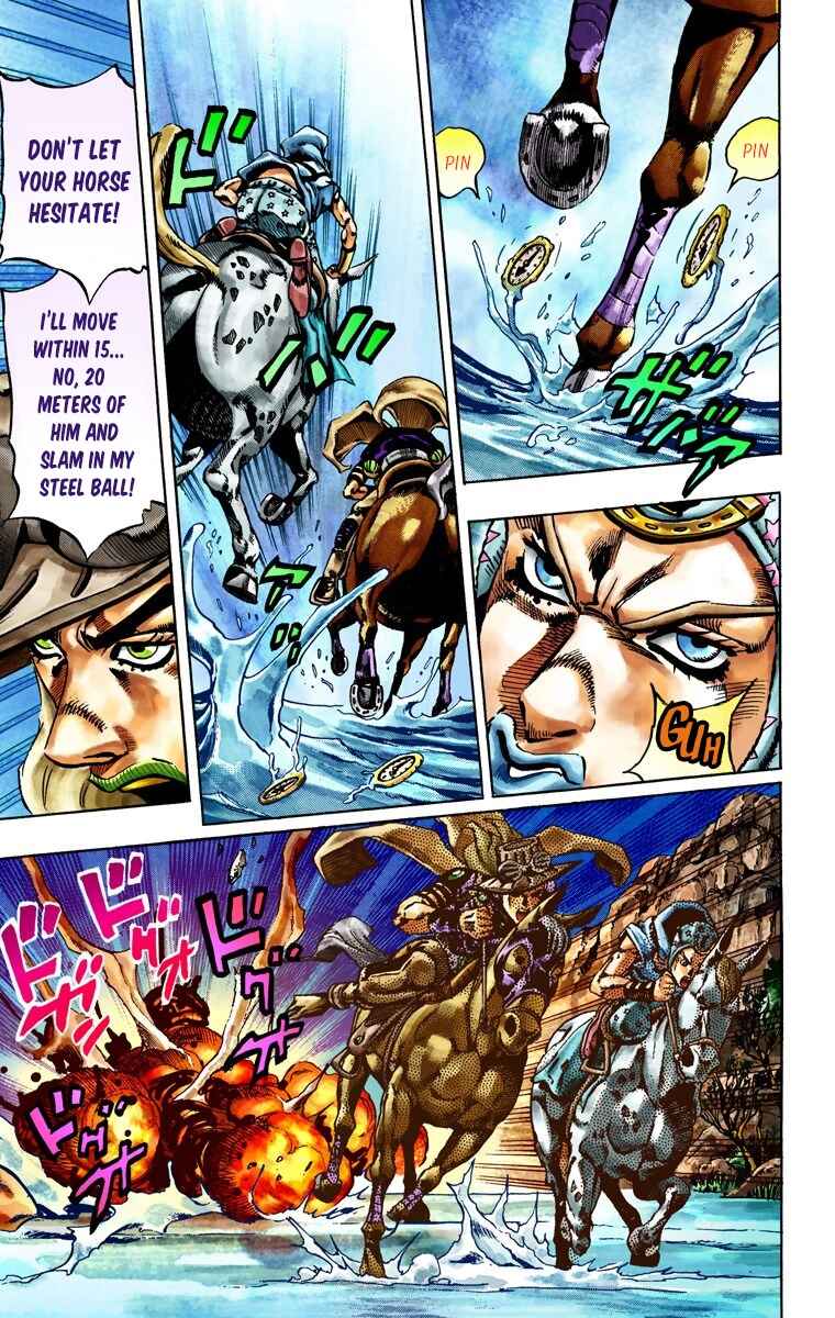 Page 10 Chapter 23 JoJos Bizarre Adventure, Part 7: Steel Ball Run (Official Colored)