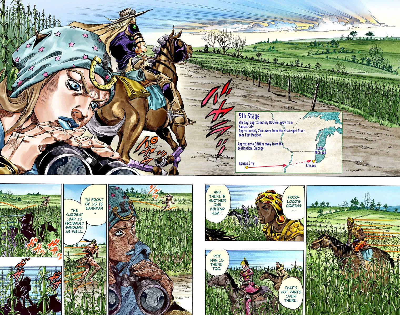 Page 3 Chapter 41 JoJos Bizarre Adventure, Part 7: Steel Ball Run (Official Colored)