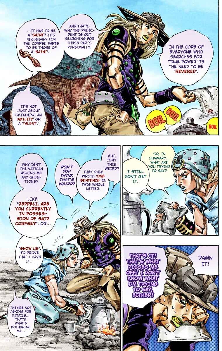Page 9 Chapter 41 JoJos Bizarre Adventure, Part 7: Steel Ball Run (Official Colored)