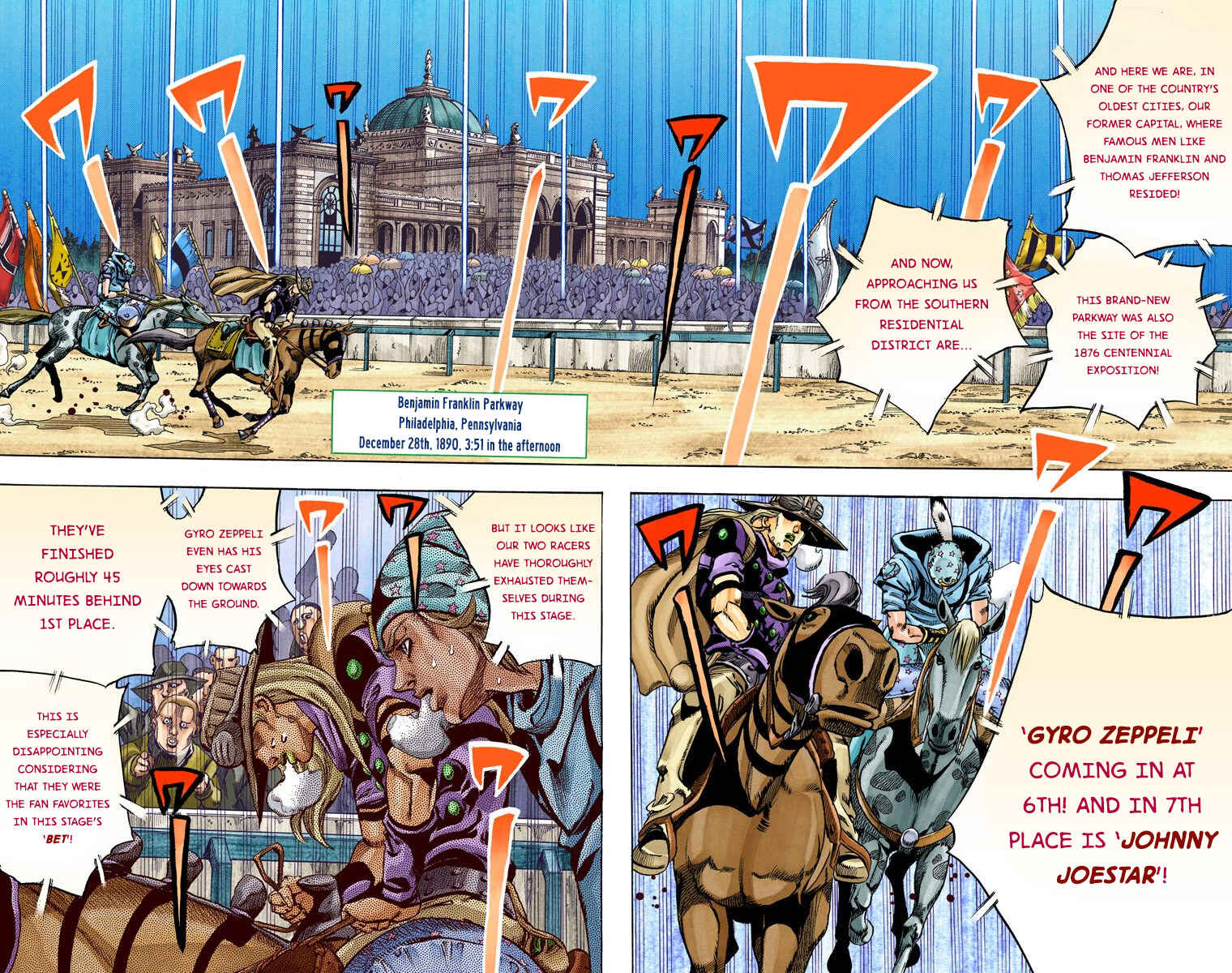 Page 5 Chapter 60 JoJos Bizarre Adventure, Part 7: Steel Ball Run (Official Colored)