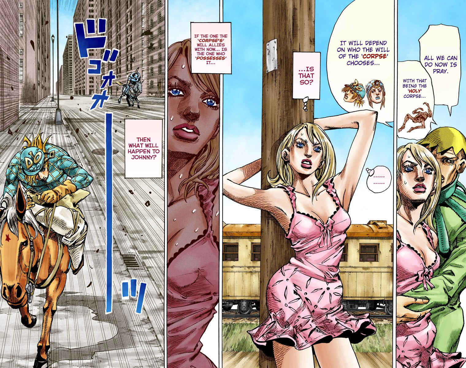 Page 15 Chapter 92 JoJos Bizarre Adventure, Part 7: Steel Ball Run (Official Colored)