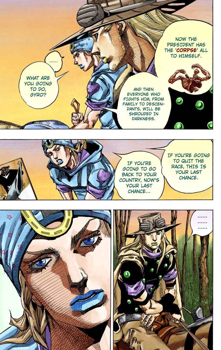 Page 13 Chapter 76 JoJos Bizarre Adventure, Part 7: Steel Ball Run (Official Colored)
