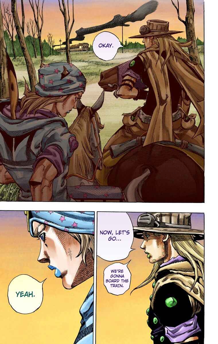 Page 17 Chapter 76 JoJos Bizarre Adventure, Part 7: Steel Ball Run (Official Colored)