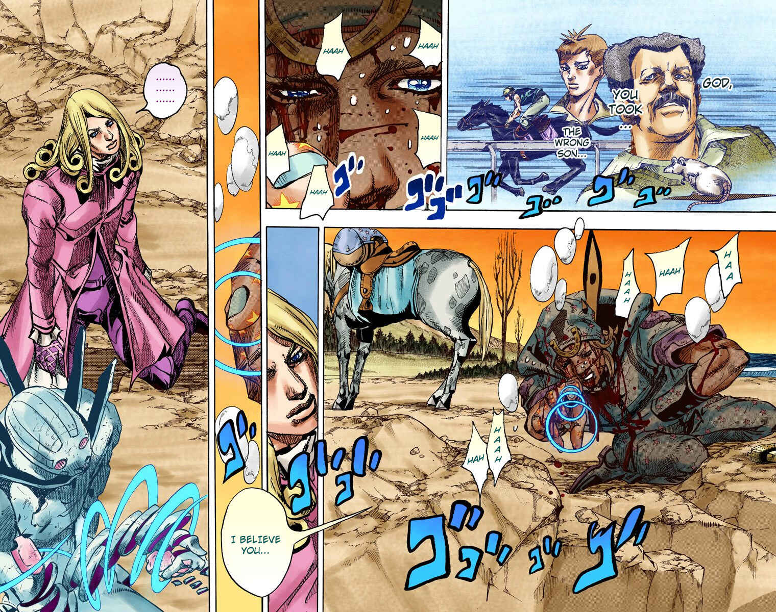 Page 4 Chapter 89 JoJos Bizarre Adventure, Part 7: Steel Ball Run (Official Colored)