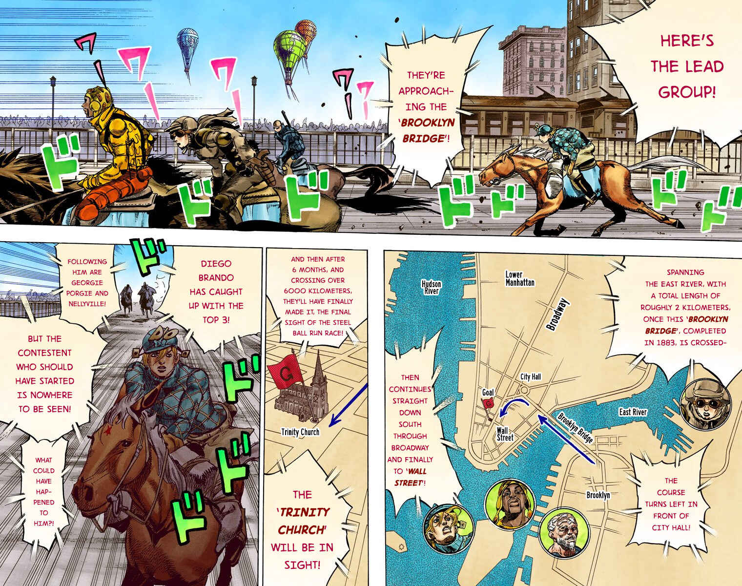 Page 7 Chapter 93 JoJos Bizarre Adventure, Part 7: Steel Ball Run (Official Colored)
